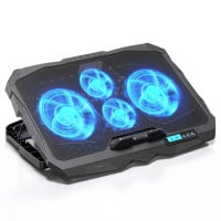 Ventilador notebook ajustable 4 ventiladores 