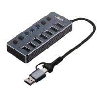Hub USB C con adaptador USB a 7 Puertos USB 3.0