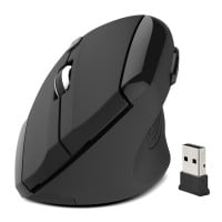 Mouse Vertical Inalámbrico receptor USB Klip Xtreme