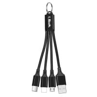 Llavero cables carga rápida USB C Micro USB 