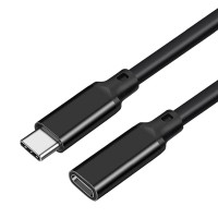 Cable extensión USB C de 1.8 mts macho hembra