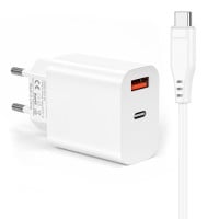Cargador USB C Carga Rápida 20W certificado SEC