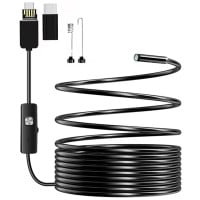 Cámara endoscópica USB C Celular endoscopio 5 metros