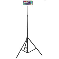 Trípode celular altura ajustable hasta 180 cms