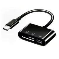 Lector USB C tarjetas SD Micro SD y Pendrive 