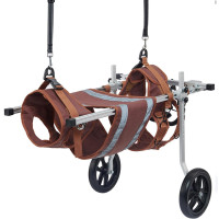 Silla Ruedas perro mediano ajustable 12 a 26 KG 