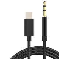 Cable de audio auxiliar 3.5mm a USB C 
