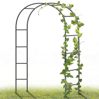 Arco jardín plantas enredaderas altura ajustable