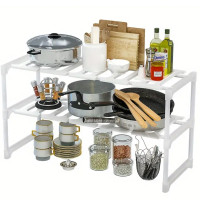 Organizador mueble cocina lavaplatos baño ajustable 