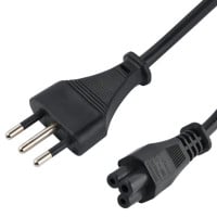 Cable de poder cargador notebook trebol 1.8 mt