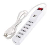 Alargador corriente Zapatilla 6 tomas 2 USB 2.1A