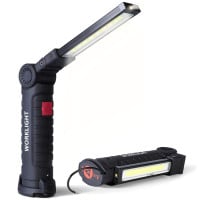 Linterna de trabajo led plegable recargable imán