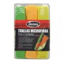 Paños microfibra limpieza 3 unidades 40 x 40 cms
