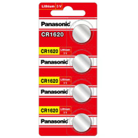 Pila CR1620 Litio Panasonic 3V x 4 unidades