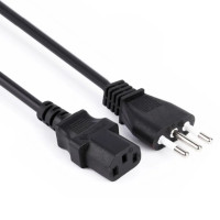 Cable de poder para PC 1.8 mts alta calidad a 220v