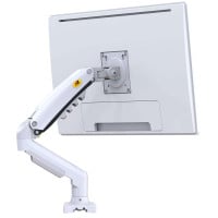 Soporte Monitor Blanco Articulado Giratorio Escritorio 