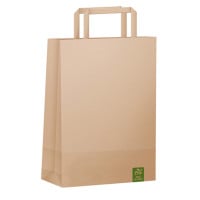 Bolsa papel kraft con manilla 41 x 30 cms