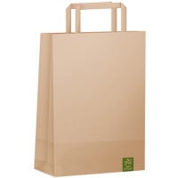 Bolsa papel kraft con manilla 48 x 36 cms