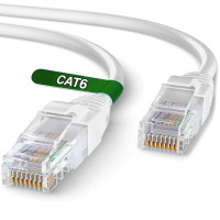 Cable de red 3 metros cat 6 Rj45 Lan Blanco