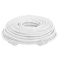 Cable de red 50 metros cat 6 Rj45 Lan blanco