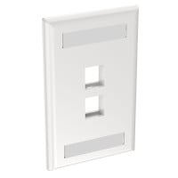 Faceplate Doble Panduit tapa frontal Keystone