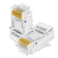 Conectores RJ45 Bolsa 100 unidades para cable cat 5e