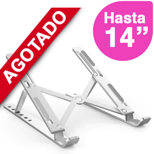 Soporte Plegable Notebook y Macbook 14" Aluminio Soporte Plegable Notebook y Macbook 14" Aluminio