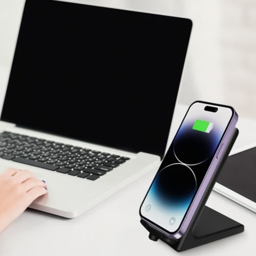 Cargador inalámbrico celular con soporte Qi 15W Cargador inalámbrico celular con soporte Qi 15W