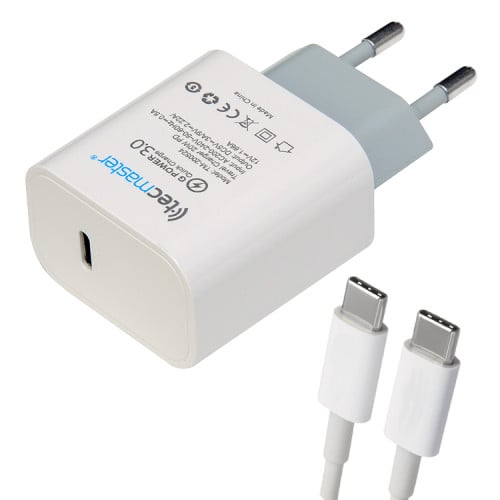 Cargador USB C con cable USB C 20W Certificación SEC Cargador USB C con cable USB C 20W Certificación SEC