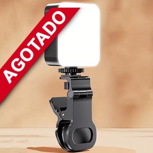 Luz led para celular con clip 10 modos
