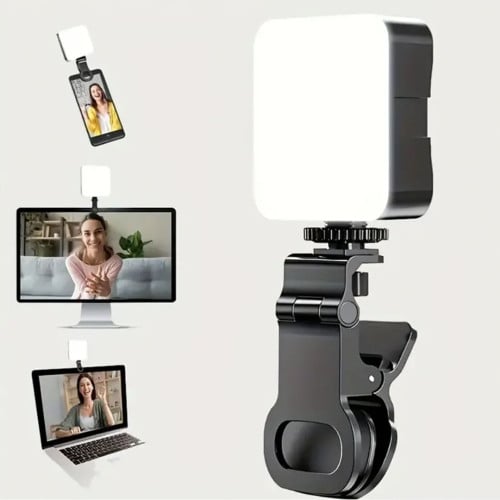 Luz led para celular con clip 10 modos