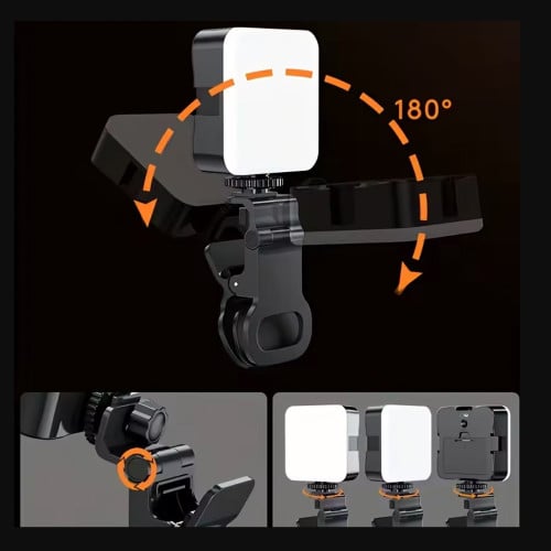Luz led para celular con clip 10 modos