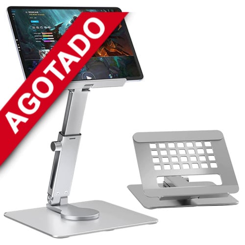 Soporte iPad Pro Air aluminio giratorio ajustable Soporte iPad Pro Air aluminio giratorio ajustable