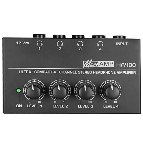 Amplificador audifonos 4 canales HA400 Amplificador audifonos 4 canales HA400
