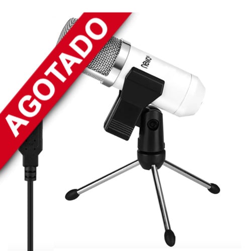 Micrófono Condensador USB Windows Macbook Blanco