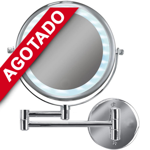 Espejo Led Baño Cosmético con Luz Articulado Abatible
