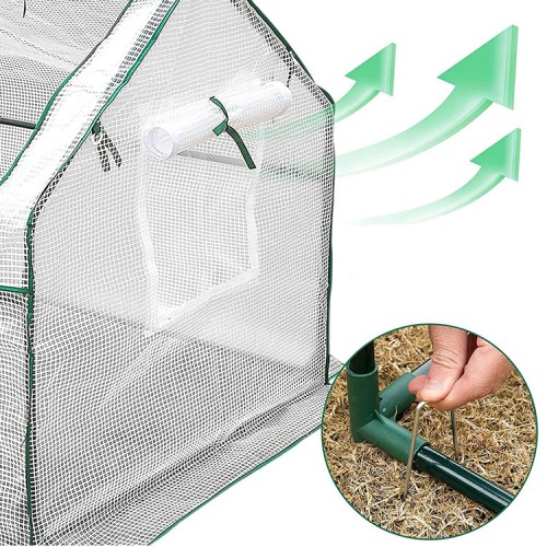 Mini invernadero armable pequeño de suelo 90 cms