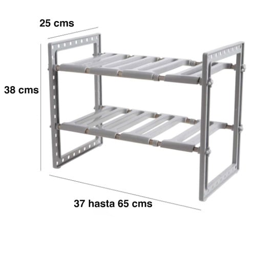 Organizador mueble cocina lavaplatos baño ajustable 