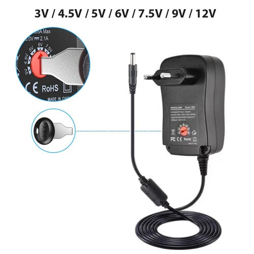 Adaptador de corriente universal de 3V hasta 12V Adaptador de corriente universal de 3V hasta 12V