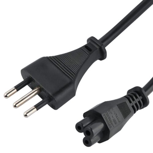 Cable de poder cargador notebook trebol 1.8 mt Cable de poder cargador notebook trebol 1.8 mt
