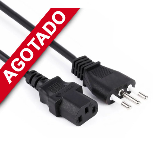 Cable de poder para PC 1.8 mts alta calidad a 220v Cable de poder para PC 1.8 mts alta calidad a 220v