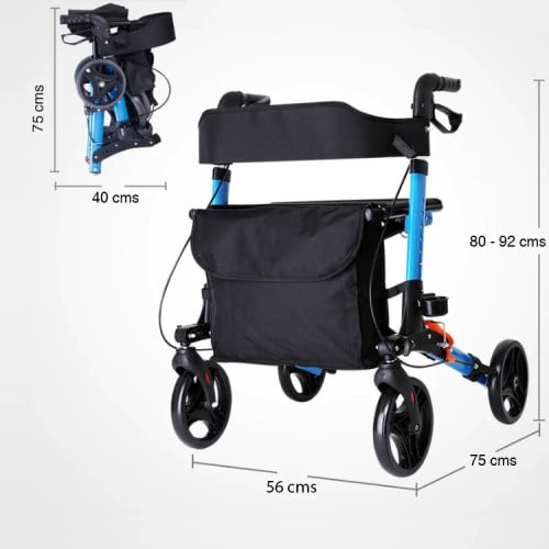 Burrito Andador con ruedas y asiento plegable