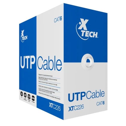 Caja de Cable UTP Cat 6 305 mts 24 AWG Caja de Cable UTP Cat 6 305 mts 24 AWG