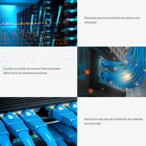 Caja de Cable UTP Cat 6 305 mts 24 AWG Caja de Cable UTP Cat 6 305 mts 24 AWG