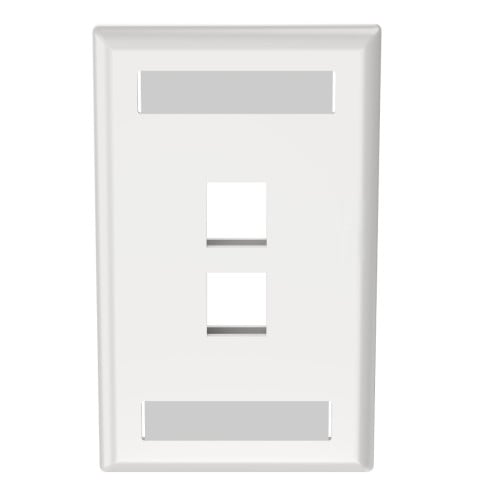 Faceplate Doble Panduit tapa frontal Keystone Faceplate Doble Panduit tapa frontal Keystone