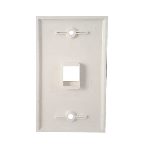 Faceplate RJ45 Tapa frontal cable de red 1 puerto Faceplate RJ45 Tapa frontal cable de red 1 puerto