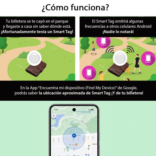 Smart Tag Android para Find My Device de Google Smart Tag Android para Find My Device de Google