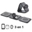 Cargador 3 en 1 para Apple Watch iPhone Airpods 