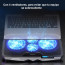 Ventilador notebook ajustable 4 ventiladores 