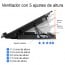 Ventilador notebook Base 2 ventiladores NW-638F